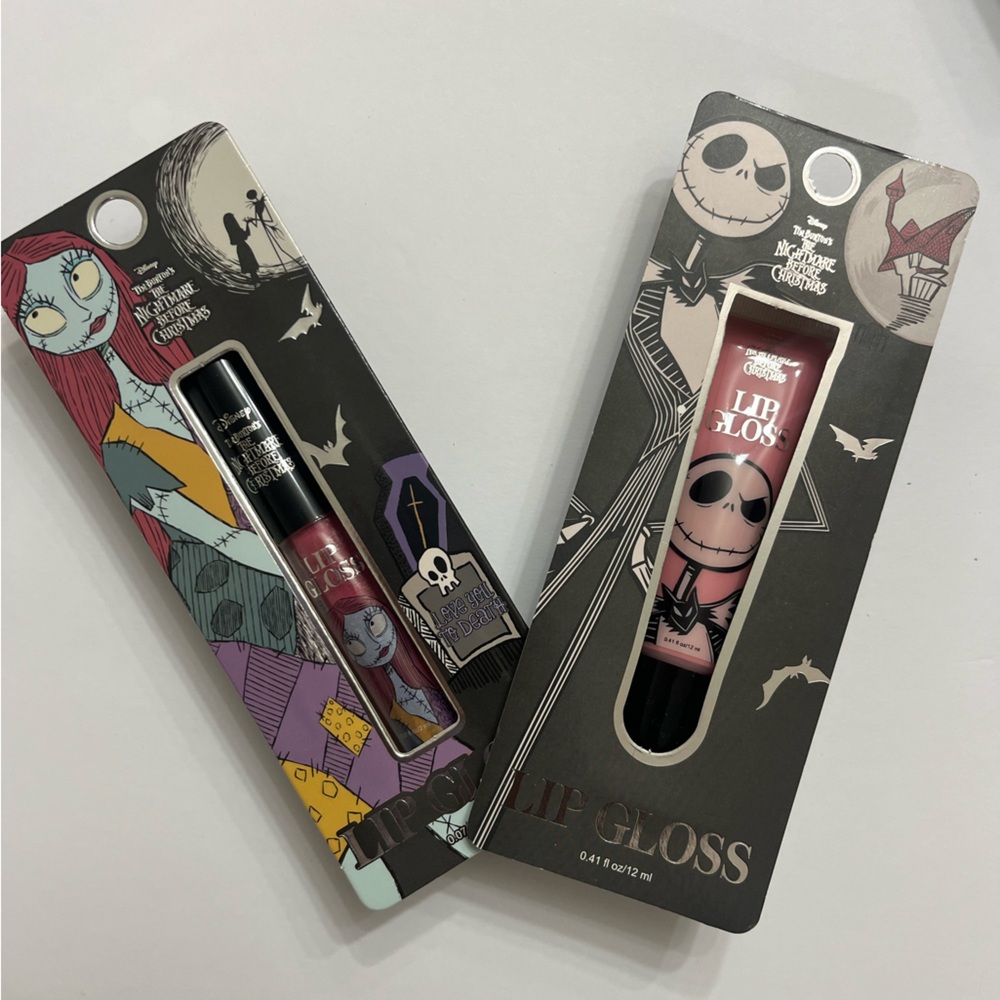 Disney Nightmare Before Christmas Pink Lip Gloss set